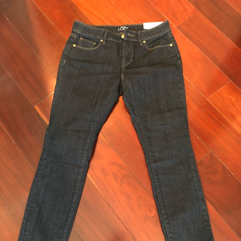 Ann Taylor Loft curvy skinny jeans 2p